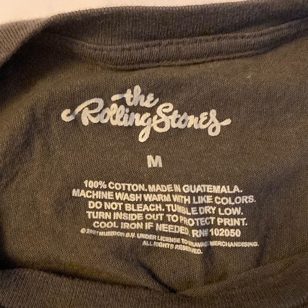 Rolling Stones Women’s Medium Classic Tee Raw Hem Tank Concert Shirt Classic - Picture 5 of 6